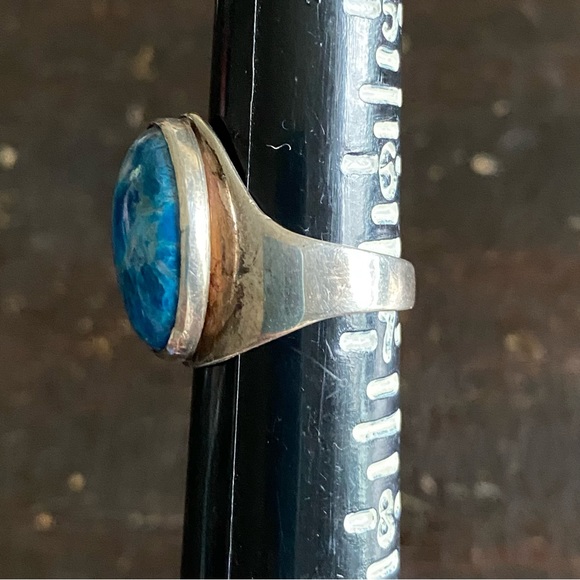 Sterling and stone ring - Picture 7 of 15